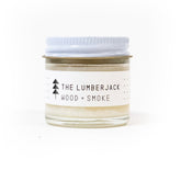the lumberjack solid perfume balm - wood + smoke | field kit